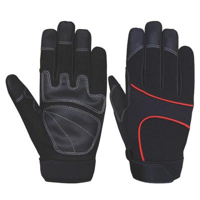 China Twee in Één Mechanisch Black Gloves Automotive-Merk van Hysafety van het Werkhandschoenen Te koop