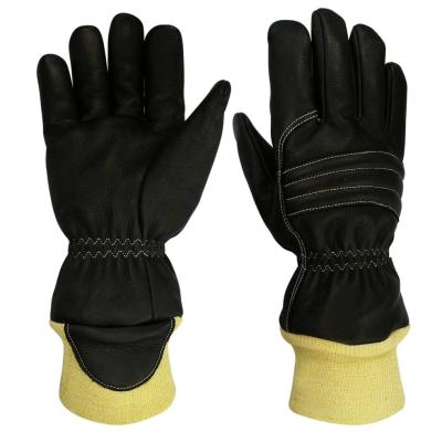 China Wasserabweisender Feuerwehrmann Work Gloves Wristelet mit Knöchel-Auflage zu verkaufen