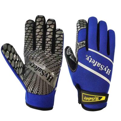 China Anti Slip Cut Resistant Motor Mechanics Gloves Silicone Dots For Great Grip for sale