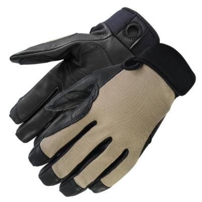 China Guantes Rappelling tácticos de Spandex de la piel de cabra en venta