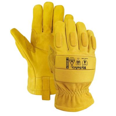 China Hysafety 39 calorías/cm2s forma arcos los guantes de destello nivela 4 pincha guantes resistentes en venta