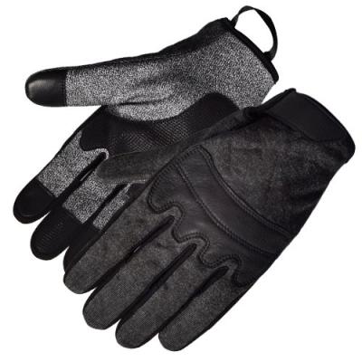 China La raya vertical anti de EN388 3X44E cortó los guantes resistentes del trabajo para el control de alboroto en venta