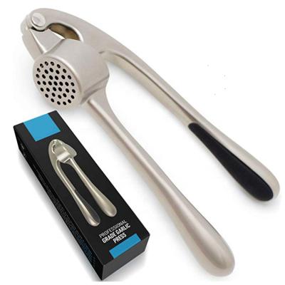 China Viable New Design Stainless Steel Kitchen Instrument Wholesale Garlic Press for sale