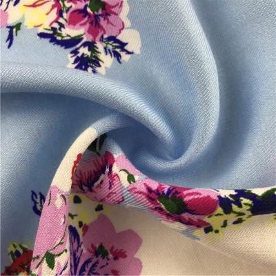 China Various fashion anti-static wholesale custom flower design 100% cheap viscose printed fabric for garment for sale