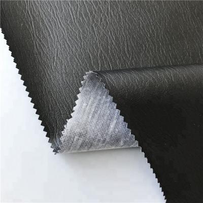 China China New Textile City PVC Faux Dyed Leather Material Fabrics For Wrapping for sale