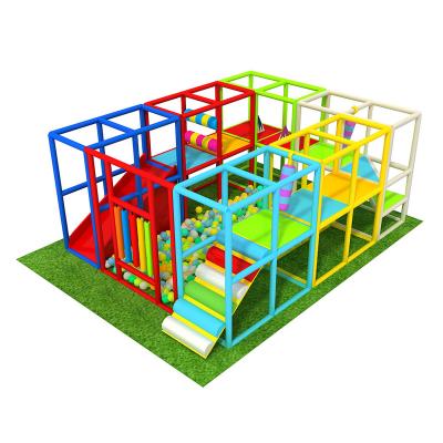 China Bring Happiness Hot Sale Mobile Rent Used Mini Soft Playground Kids Slide Games Children Small Indoor Playground Equipment With Ball Pool for sale