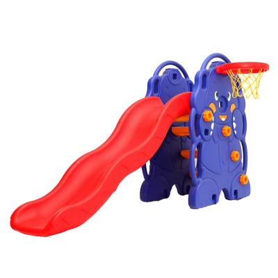 China Toddler Area Liben Play House Durable Simple And Easy Kids Assembly Plastic Slides And Swing For Sale for sale