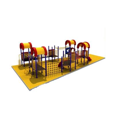 China ALLOY Plastic Climbing Structure And Monkey Bars Amusement Park Outdoor Playground for sale