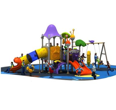 China Plastic Playground Manufacturer Supply Outdoor Climbing Large Playground Slides Amusement Park Slide Items For Kids for sale