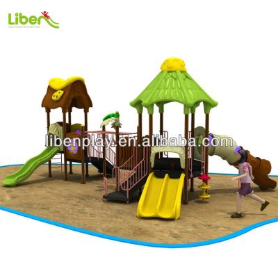 China High Quality Outdoor Gymnastic Playground LIBENPLAY Plastic Kids Playground In House Roof for sale