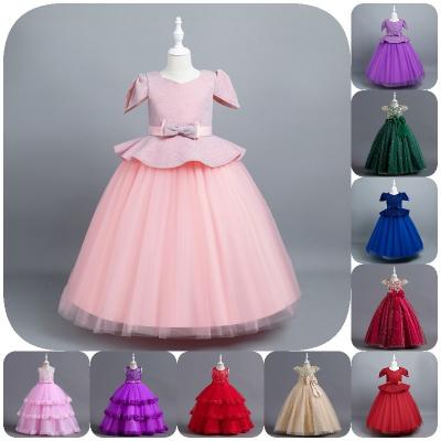 China Wholesale Anti-wrinkle Summer Dresses For Girls 2-10 Years Girls Birthday Party PROM Dresses for sale