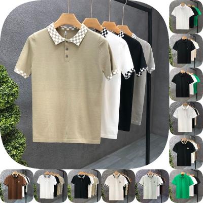 China Anti-Wrinkle Summer Men's Short Sleeve Polo Shirt Men's Suit Golf Polo T-Shirt for sale