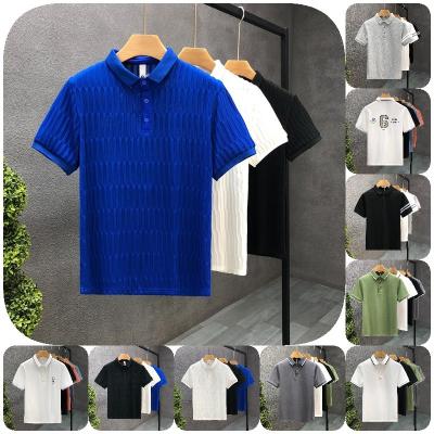 China Anti-wrinkle wholesale to provide customized men's high quality printed knitted polo shirts for sale