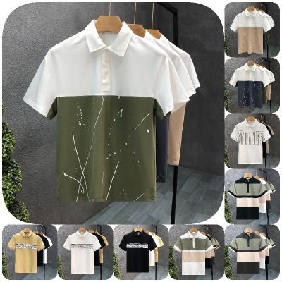 China Anti-wrinkle manufacturers direct logo custom polo shirt short sleeve men's T-shirt polo golf shirt for sale