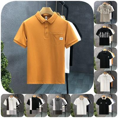 China Anti-wrinkle top item casual polo men's clothing 100% cotton embroidered printed custom clothing suitable for golf shirts for sale