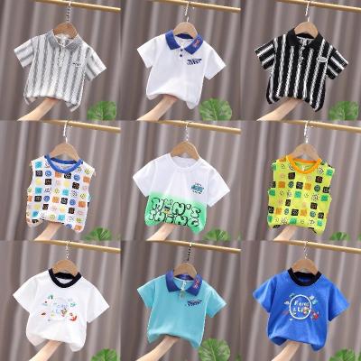 China Direct large number of new boys children's clothing cotton breathable cartoon T-shirt breathable T-shirt custom-made T-shirt manufacturers for sale