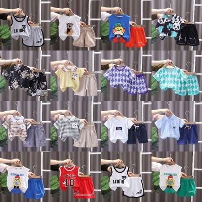 China 2 Pieces Children's Clothing Boys Girls Casual High Quality Children's Commodity Set Set Wholesale for sale