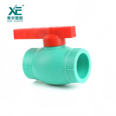 China Other newest Zhejiang factory high quality green plastic ppr ball valve for sale