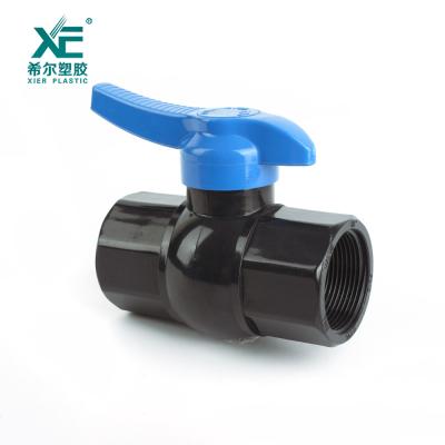 China Other quality blue plastic handle upvc excellent quality octagonal ball valve for sale