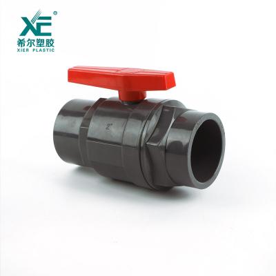 China Other New Arrival Professional Design 2pc Handle Plastic Ball Valve for sale