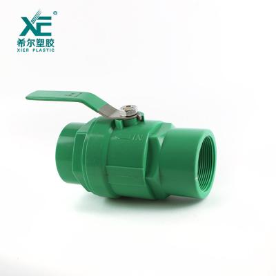 China Other China Supplier Stainless Steel Handle PVC Plastic Ball Valve 2 Pieces for sale