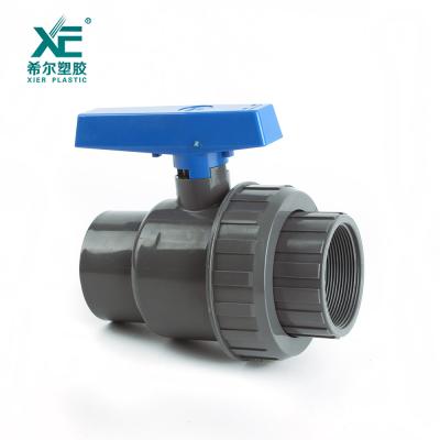 China Other Design Competitive Price High Quality PVC Union Single Ball Valve for sale