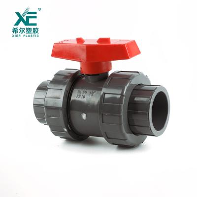 China Other Genuine China Supplier 1/2-2 Inch PVC Plastic Union Ball Valve For Irrigation for sale