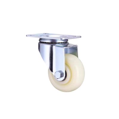 China Contemporary Light Duty PU Fixed Galvanized Caster Wheel Washing Machine Caster Wheel for sale