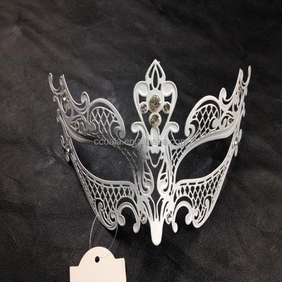 China Metal Laser Cut Metal Masquerade Mask Party Evening Ball Venetian Prom Costume for sale