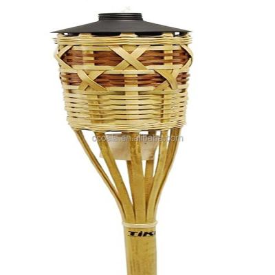 China China Natural Bamboo Flame Outdoor Torches Garden Lantern Outdoor Garden Torch Replacement Bamboo Wicks for sale