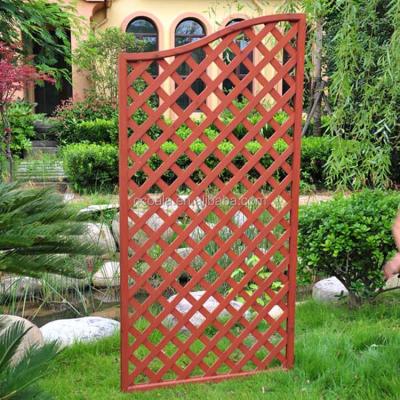 China Easily Assembled Garden Fence Wooden Screen Patio Gate For Plants Climbing for sale