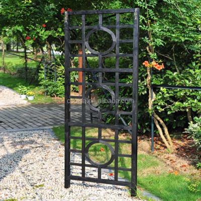 China Easily Assembled Garden Fence Wooden Flower Climbing Fence for sale