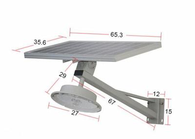 Chine réverbère 45W mené intelligent, réverbères actionnés solaires avec l'induction de radar à vendre