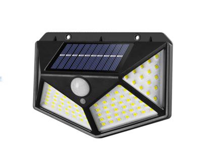 China 3w SMD bricht LED-Solarwandleuchte PIR Sensor Solar Garden Lights im Freien ab zu verkaufen