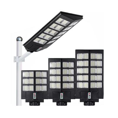 China High Bright High Power 300W Outdoor Waterproof All In One LED Solar Powered Motion Sensor Street Light With Remote Contr for sale