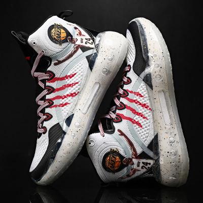 China 2021 new style cheap mens basketball shoes breathable sports shoes for sale