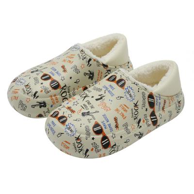 China Height Increasing Men Full Surrounded Cotton Plush Slippers Trendy Fashion Indoor And Outdoor Slippers for sale