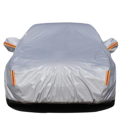 China 1.6x4.4M Sample Offered Luxury Custom Waterproof Heat Insulated Car Covers Garage Suitable For SUV Sedan for sale