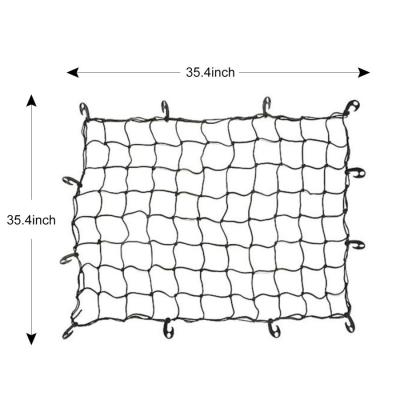 China New Soft Type HA0201 Black 500pcs Soft Cargo Net Mesh For Vans for sale