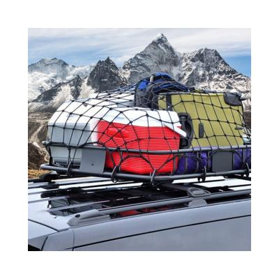 China Good Quality Soft Black Soft Heavy Duty Inside Car Roof Mesh Cargo Net Storage for sale