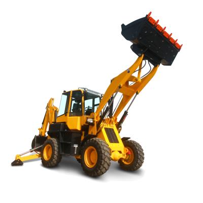 China Factory Mini Tractor Front End Compact Backhoe Loader with Different Attachments for sale