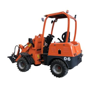 China 4 Wheel European Type Small Different Drive Factory Attachments Electric Wheel Loader for sale