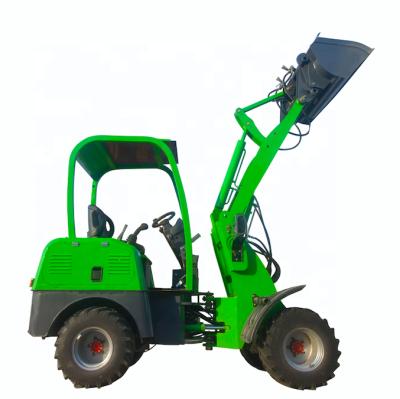 China Factory Mini Wheel Loader 600kg Load Capacity Electric Farm Small Loader For Sale for sale