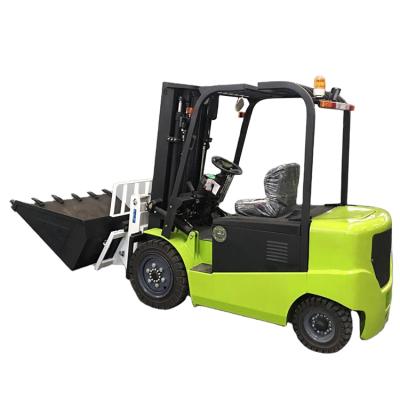 China Hotels Certification 4 Wheels Counterweight Large Capacity 3000kg Electric Forklift With 3 Stage Mast for sale