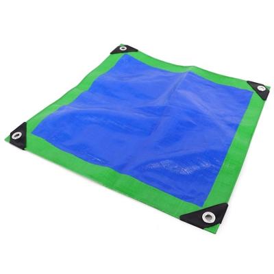 China Custom Blue White Water Resistant Truck PE Tarpaulin Waterproof Sheet for sale