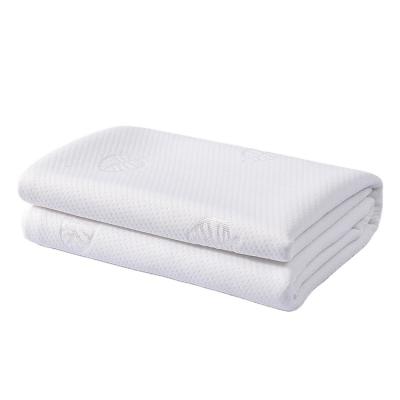 China Cheap Breathable Knitted Breathable Mattress Fabric 240gsm Thick White Jersey Fabric For Mattress for sale