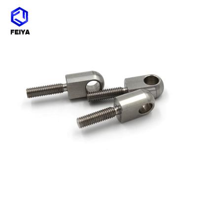 China Carbon Steel CNC Machining Round Flat Head Bolts With Hole for sale