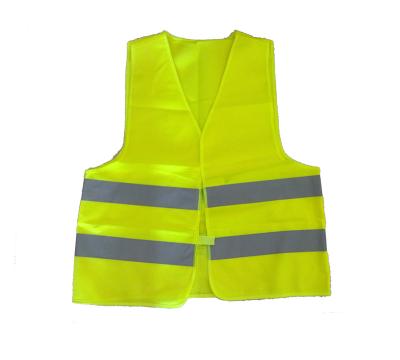 China ISO 20471 EN Factory Reflector Vest Safety Fluorescent Reflective Vest Yellow Orange Red Safety Working Vest With Pockets for sale