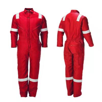 China Navy Blue Visibility Fire Fighter Costume Firefighter Unisex Cotton Fire Oilfield Coveralls Coal Mine Flame Retardant Overalls for sale