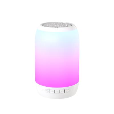 China Video Call Wireless Speaker Suitable For MINI Night Scenarios High Quality Night Light Speaker Multiple Light Portable Speaker for sale